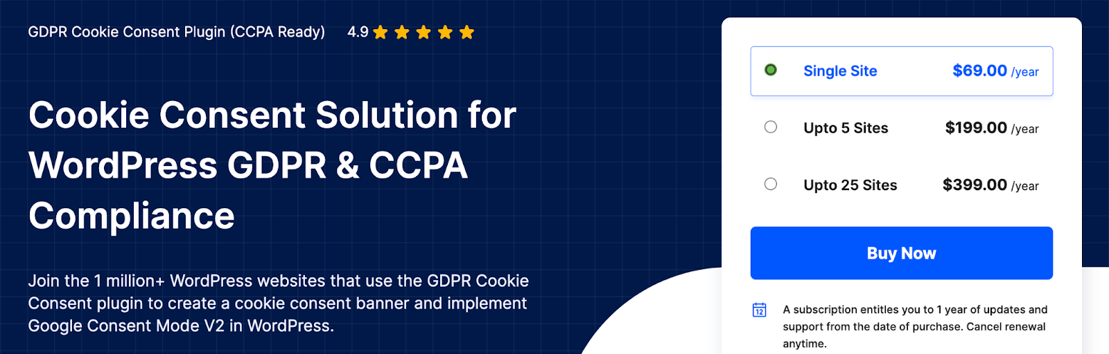 GDPR Cookie Consent - plugin image